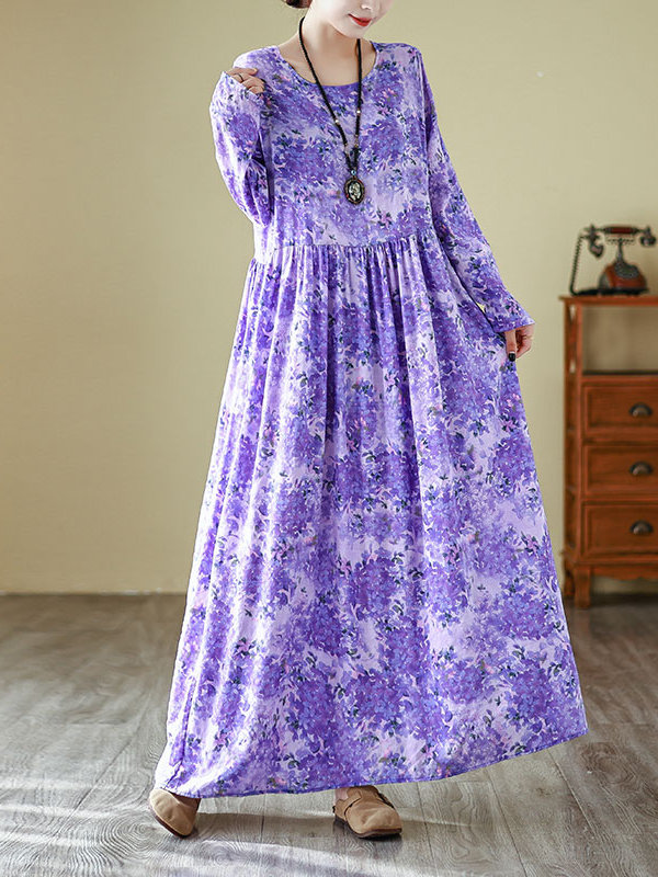 Spring New Style round Neck Lo - Linen Dress Wrap 评论和价格