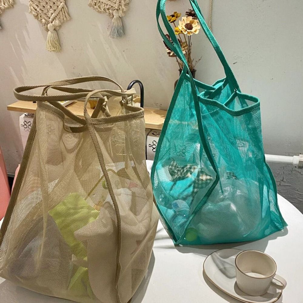 Mesh Beach Bag Lightweight, Br - Tote Bag Beach 评论和价格