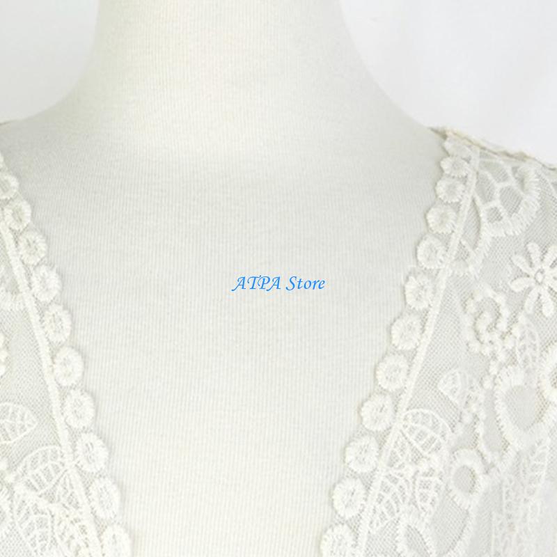 U13C Women Summer Lace Open Fr - Kimono Sheer Floral 评论和价格