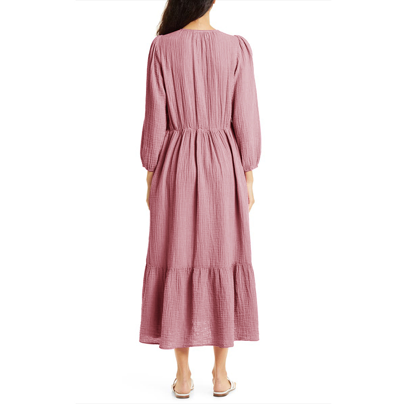 Muslin 100% Cotton Long Sleeve - Linen Dress Wrap 评论和价格