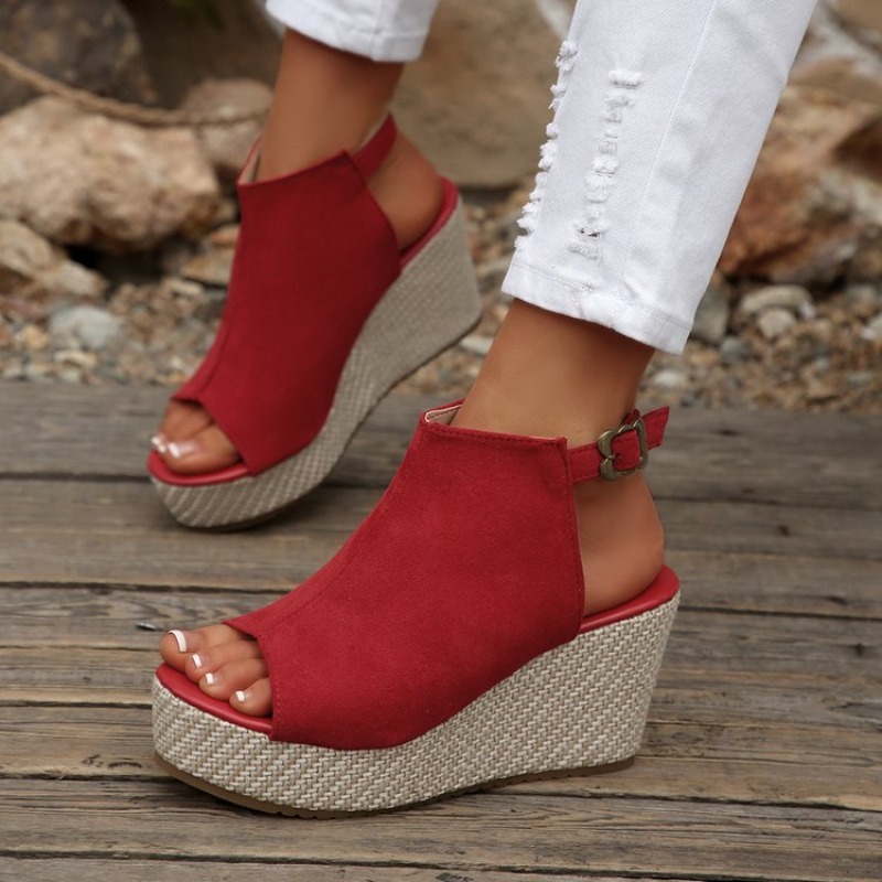 Women Sandals Summer Wedge Pla - Wedge Espadrille Women 评论和价格