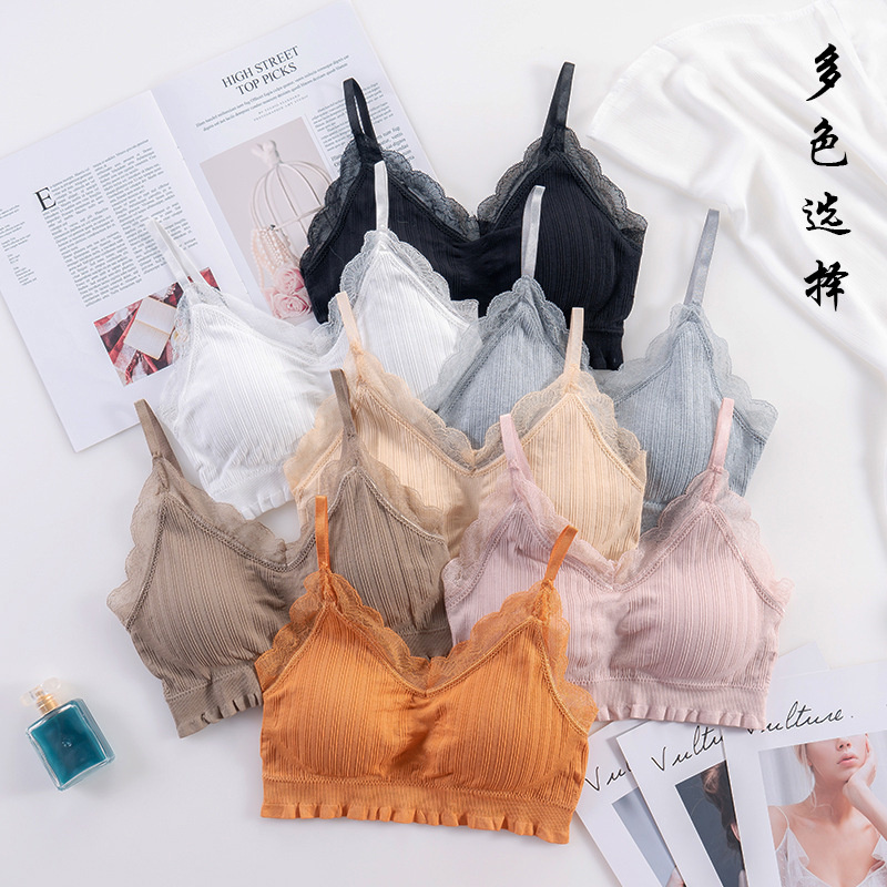3D Sexy Lingerie Seamless Spor - Bralette Triangle Set 评论和价格