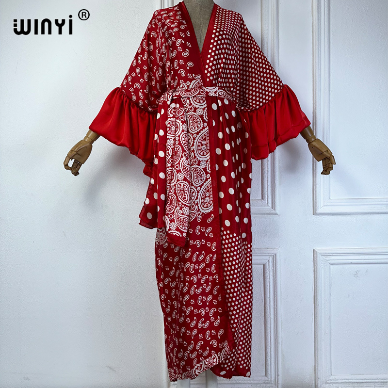 WINYI Summer Kimono Party Dres - Cover Up Kaftan 评论和价格