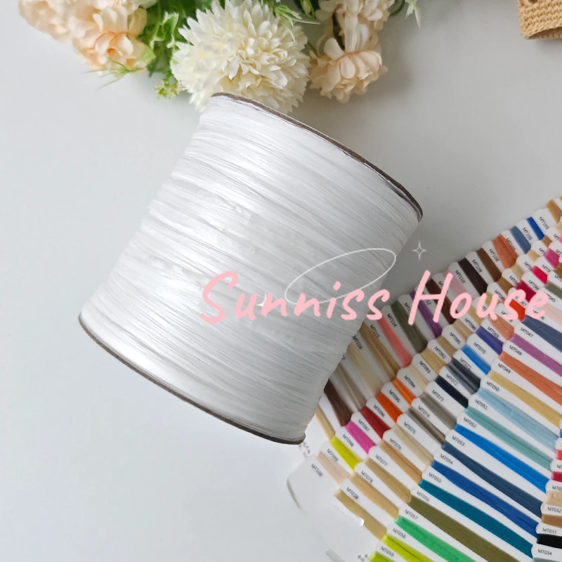 600M Matte Raffia Yarn，330g Ar - Crochet Bag Raffia 评论和价格