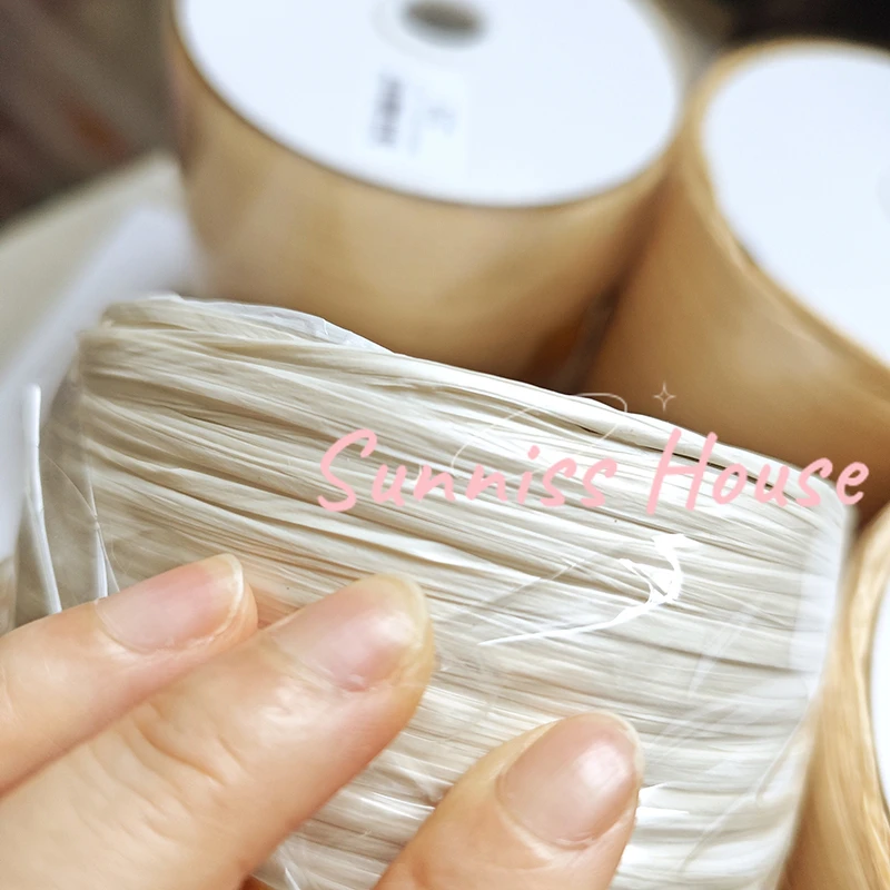 600M Matte Raffia Yarn，330g Ar - Crochet Bag Raffia 评论和价格