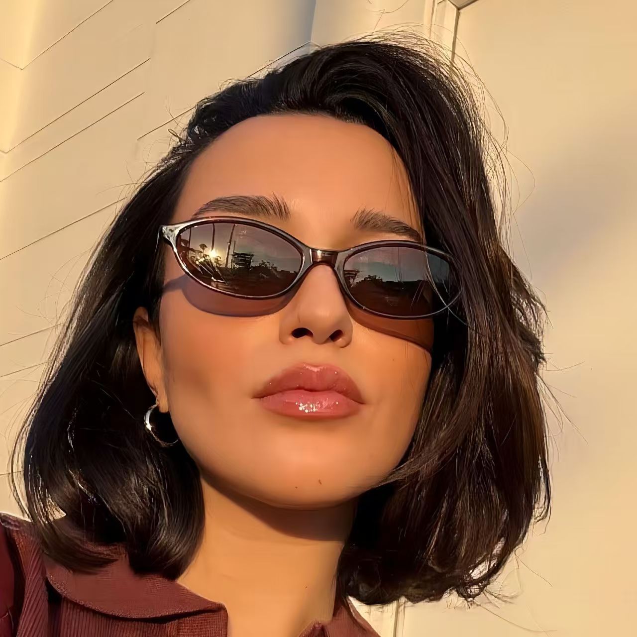 Vintage Small Cat Eye Sunglass - Sunglasses Cat Eye 评论和价格