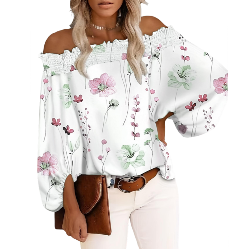 Plus Size New Women's Casual F - Blouse Off Shoulder 评论和价格