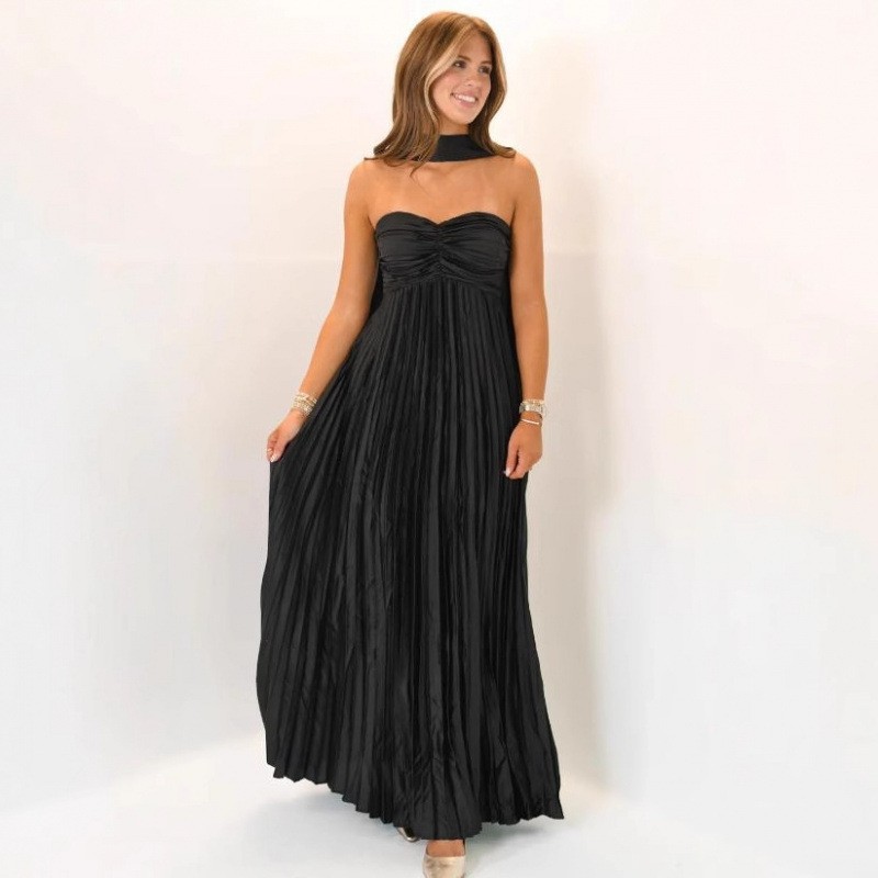 Wedding Guest Dress Elegant Pa - Maxi Dress Halter 评论和价格