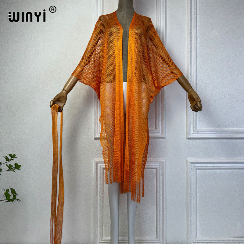 WINYI hollow beach kimono sexy - Cover Up Kaftan 评论和价格