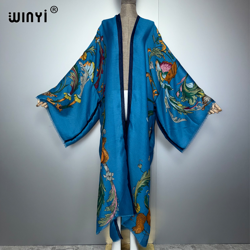 WINYI Africa boho kimono maxi  - Cover Up Kaftan 评论和价格