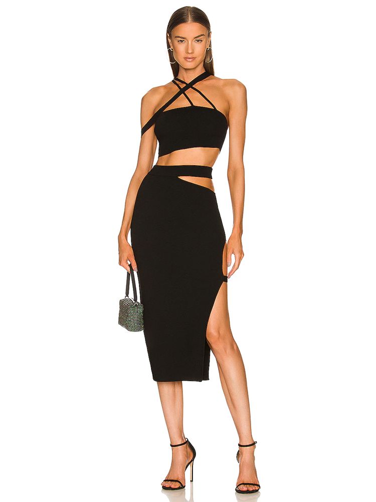 Women's Bandage Suit 2022 Summ - Crop Top Crochet 评论和价格