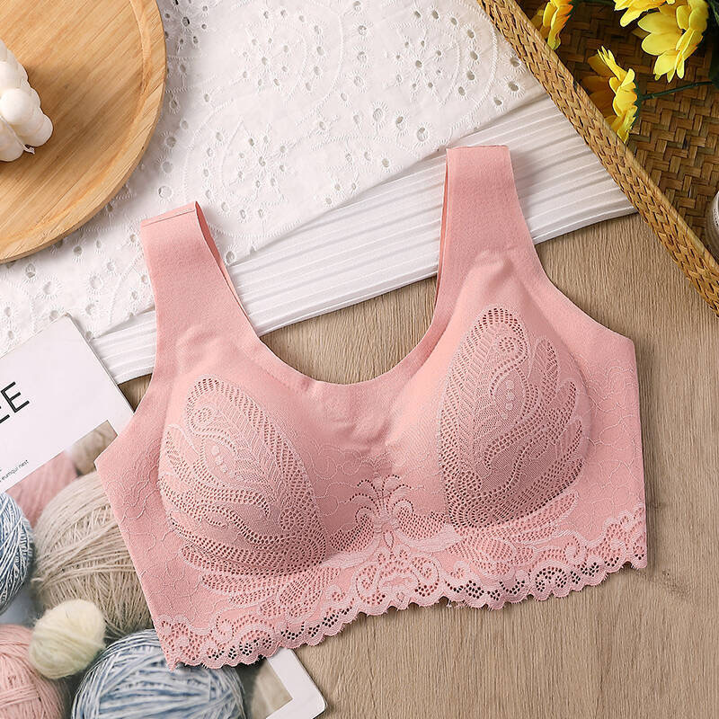 Breathable Latex Bra Seamless  - Bralette Triangle Set 评论和价格