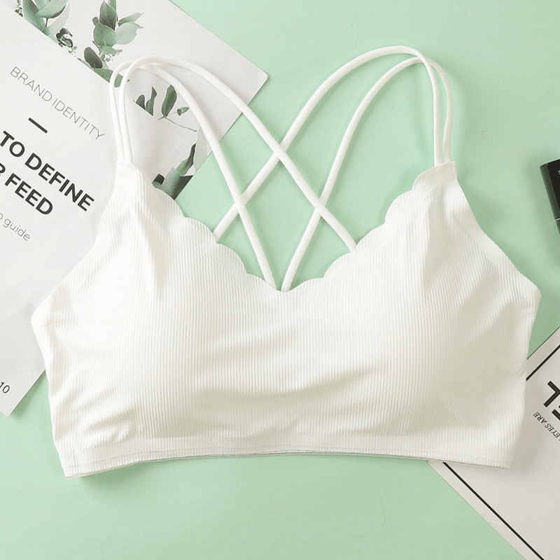 3D Sexy Lingerie Seamless Spor - Bralette Triangle Set 评论和价格