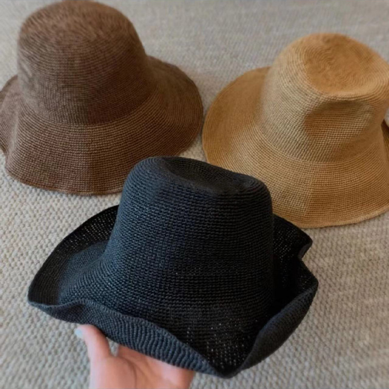 2025 new paper straw sun hat w - Hat Floppy Wide 评论和价格