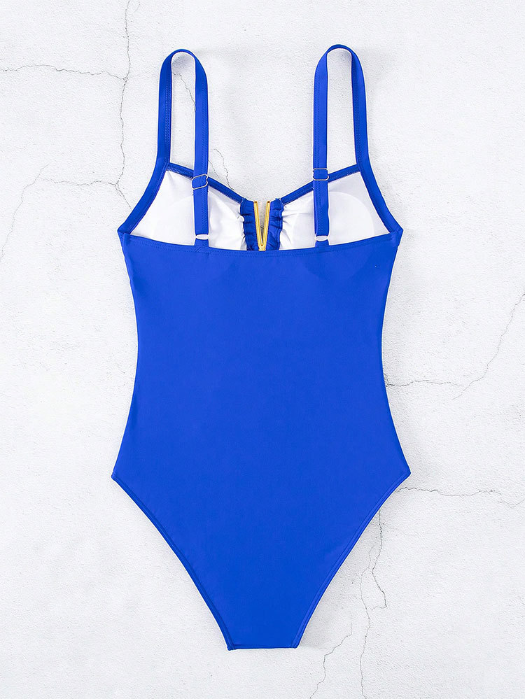 Cikini-Plain Ruched V Wire Swi - Swimsuit Bikini Ruched 评论和价格