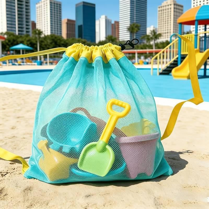 Large Capacity Portable Mesh B - Tote Bag Beach 评论和价格