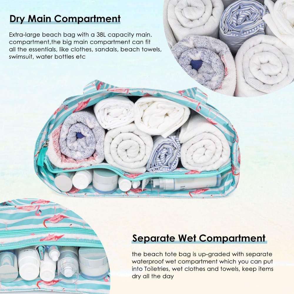 Beach Bags For Women Waterproo - Tote Bag Beach 评论和价格