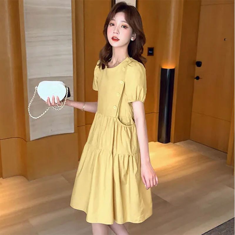 2025 Loose Elegant Korean Casu - Linen Dress Wrap 评论和价格