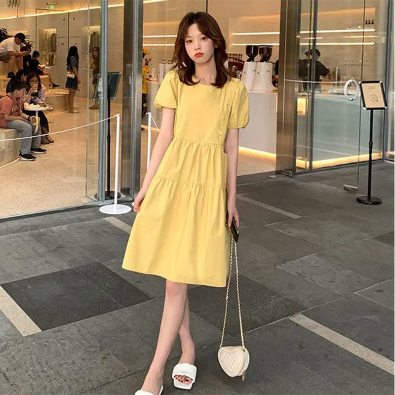 2025 Loose Elegant Korean Casu - Linen Dress Wrap 评论和价格