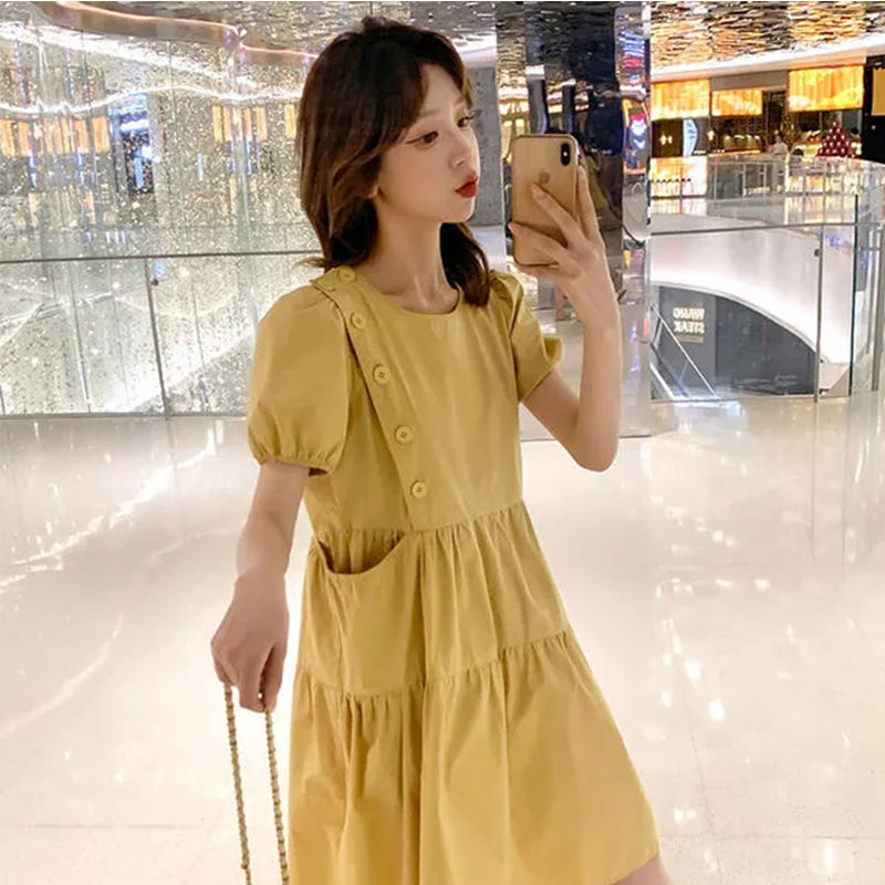 2025 Loose Elegant Korean Casu - Linen Dress Wrap 评论和价格