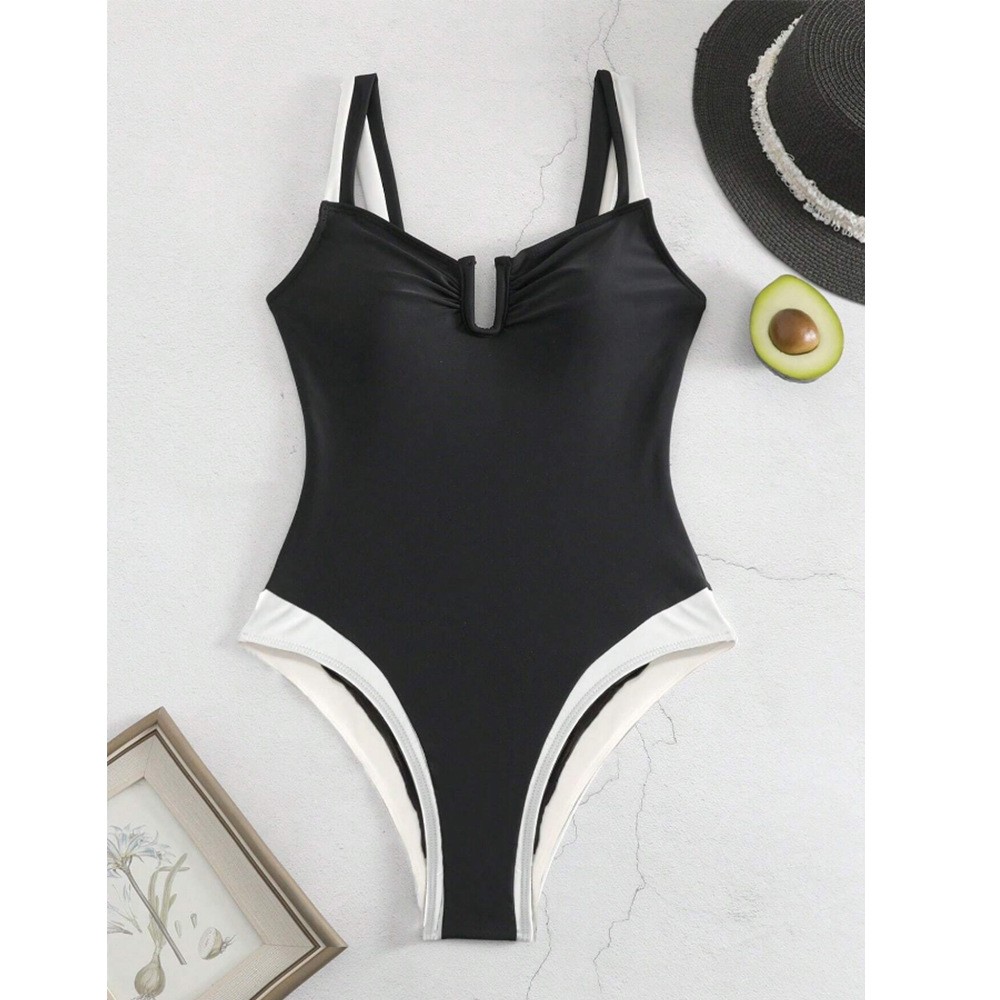 2026 Bikini Woman Tankini Deep - Swimsuit Bikini Ruched 评论和价格