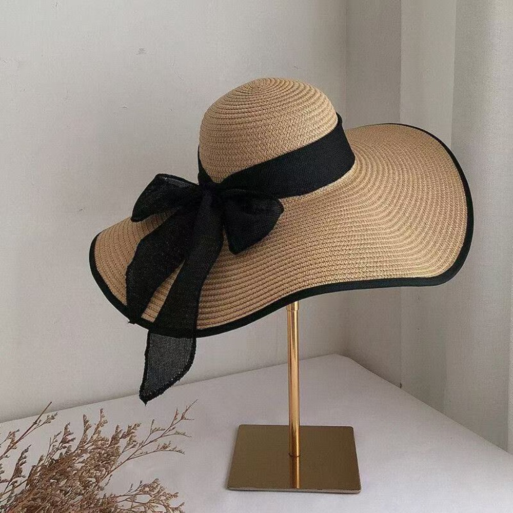 Women Summer Wide Brim Straw H - Hat Floppy Wide 评论和价格