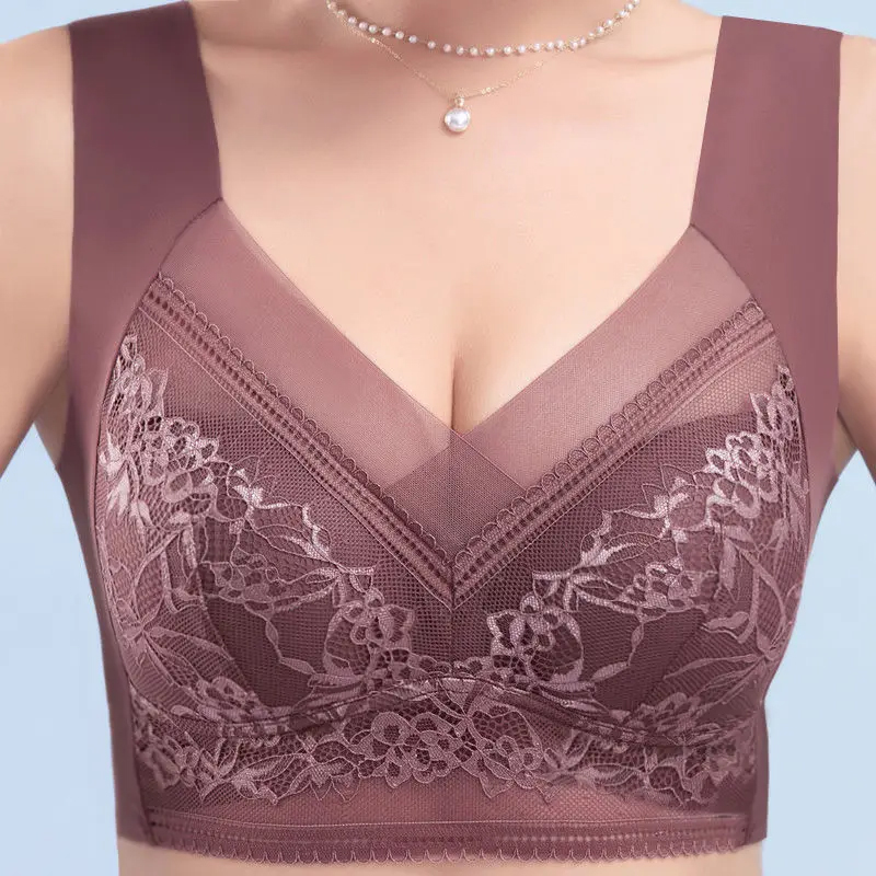 L-6L Women Large Bra Push Up I - Bralette Triangle Set 评论和价格