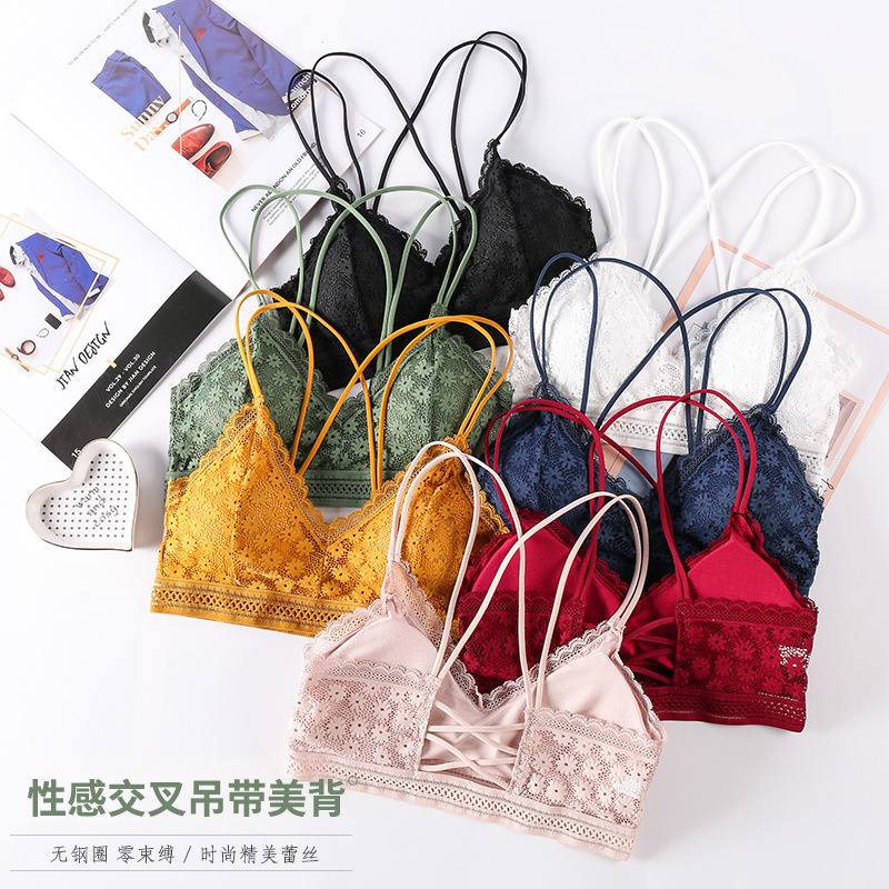 3D Sexy Lingerie Seamless Spor - Bralette Triangle Set 评论和价格
