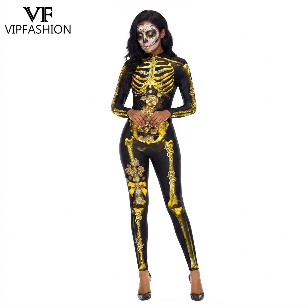 VIP FASHION Women Halloween Da - Romper Floral Print 评论和价格
