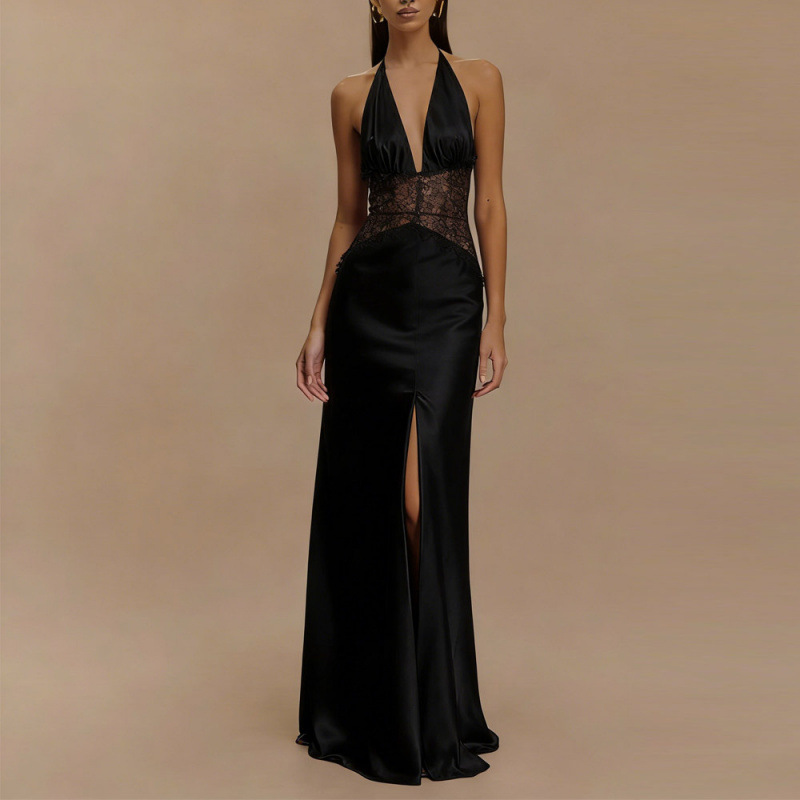 Sexy Backless Halter Maxi Dres - Maxi Dress Halter 评论和价格