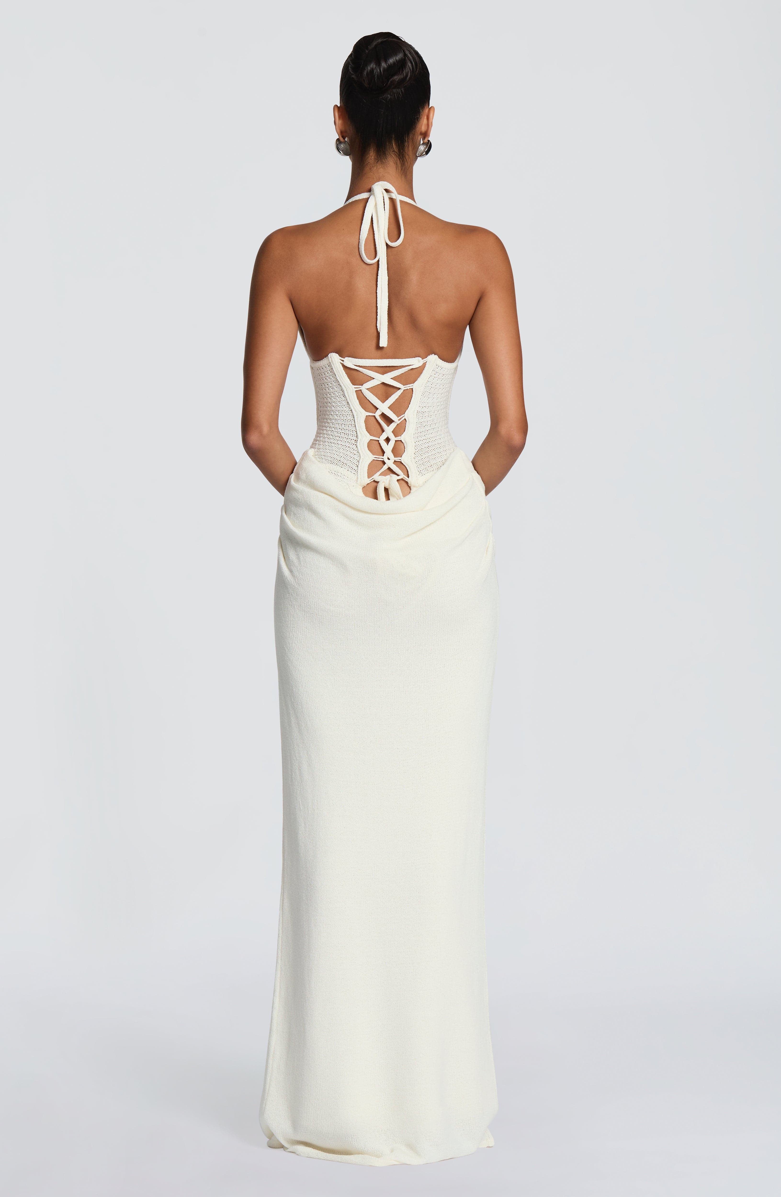 Boho Halter Knit Maxi Dress Ho - Maxi Dress Halter 评论和价格