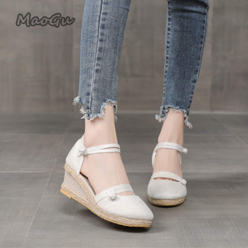 Women's Linen Espadrille Wedge - Wedge Espadrille Women 评论和价格
