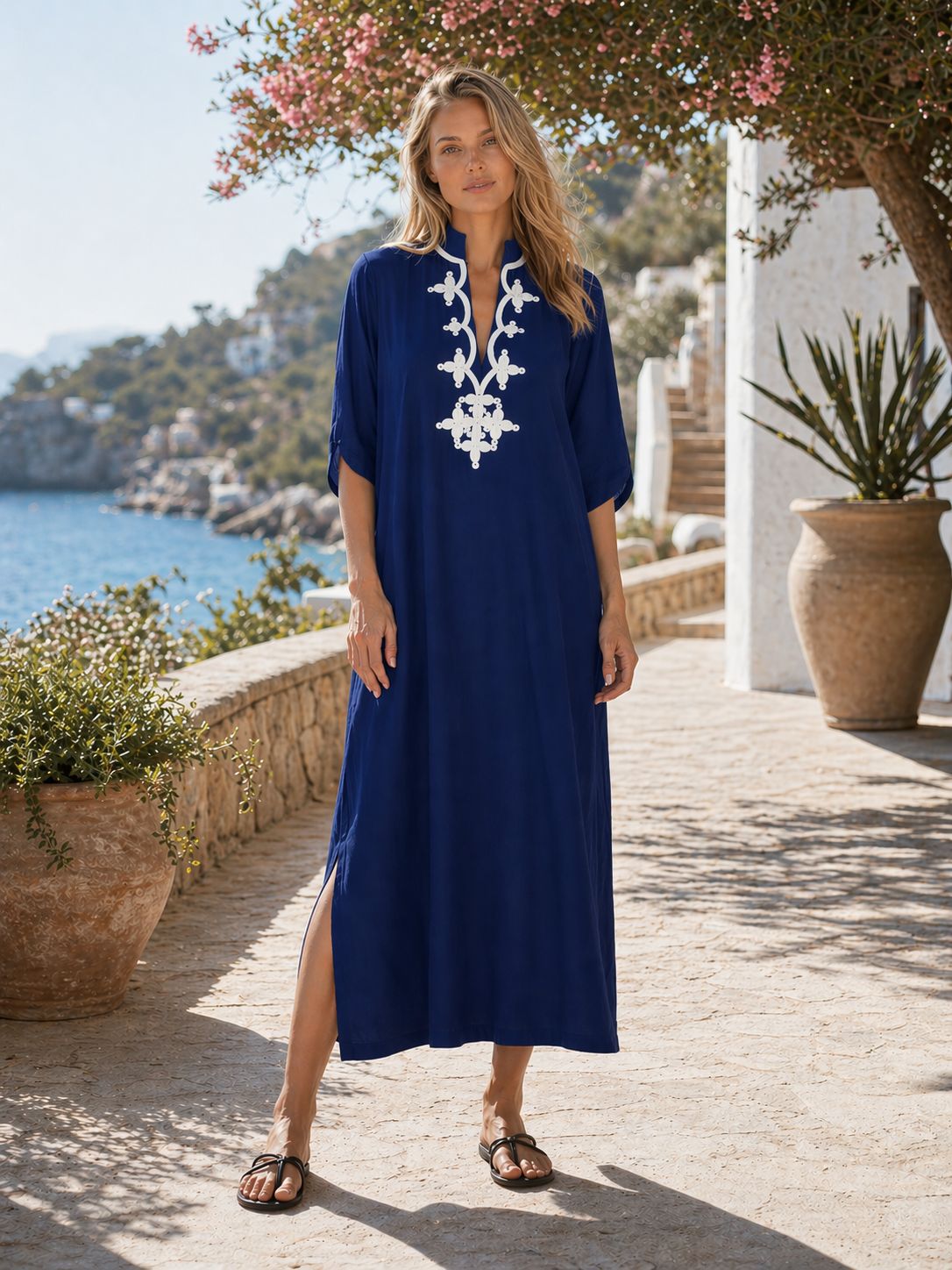 Caftan Dresses for Women Embro - Cover Up Kaftan 评论和价格