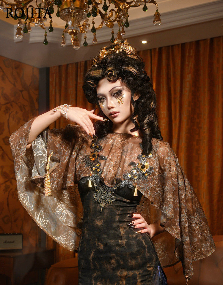 Brown Floral Sheer Kimono Cove - Kimono Sheer Floral 评论和价格